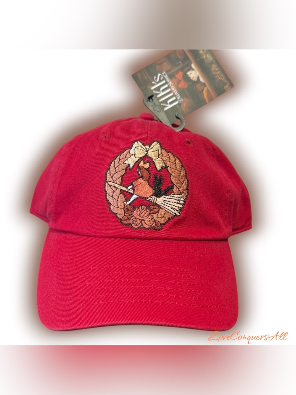 Studio Ghibli Kiki's Delivery Service Bread Wreath Embroidered Ball Cap